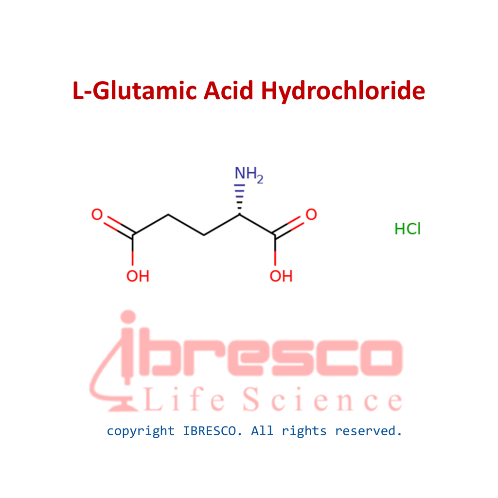 LGlutamic acid hydrochloride الگلوتامیک اسید هیدروکلریک ibresco