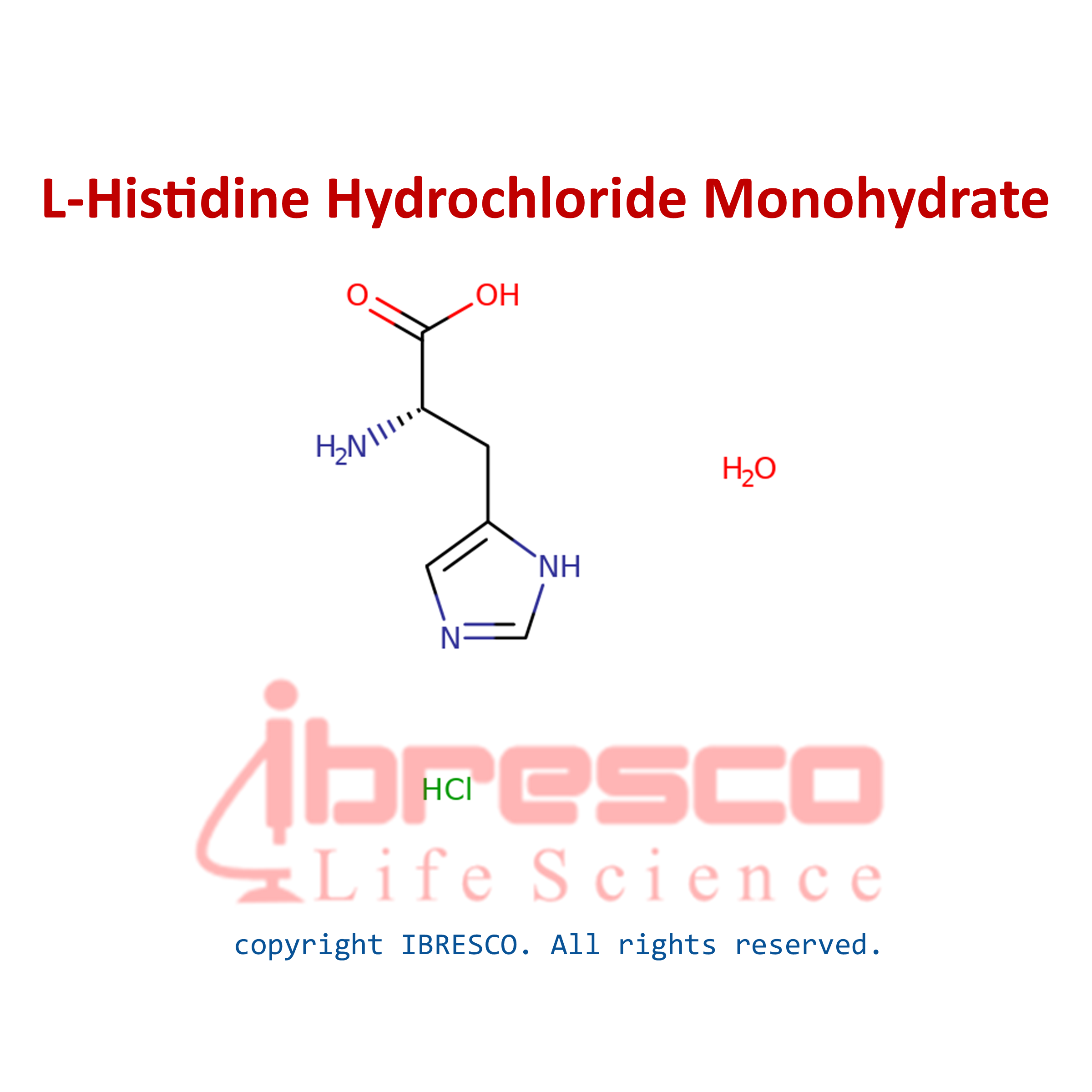 L_Histidine Hydrochloride Monohydrate | ال-هیستیدین هیدروکلرید 1 آبه ...