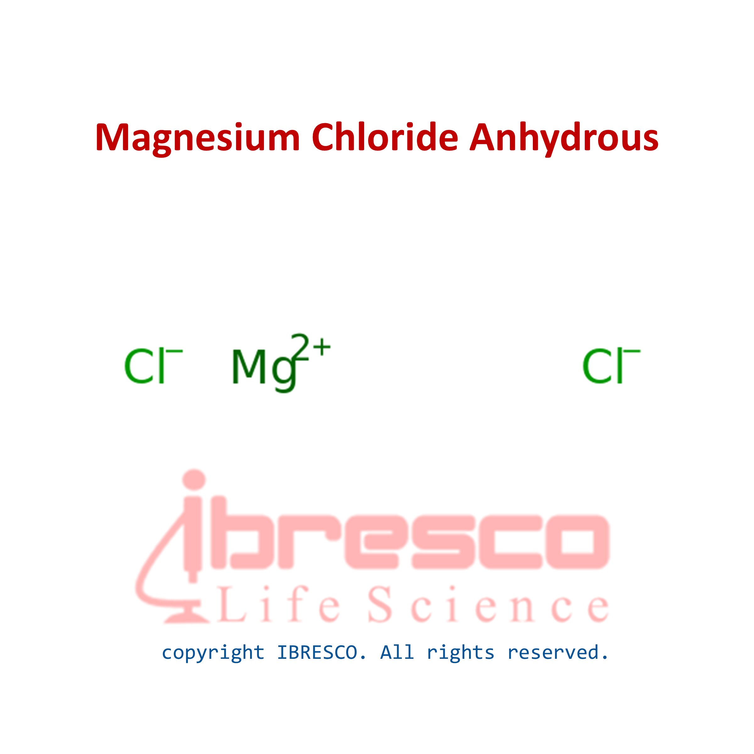 Magnesium chloride anhydrous منیزیم کلرید بدون آب ibresco