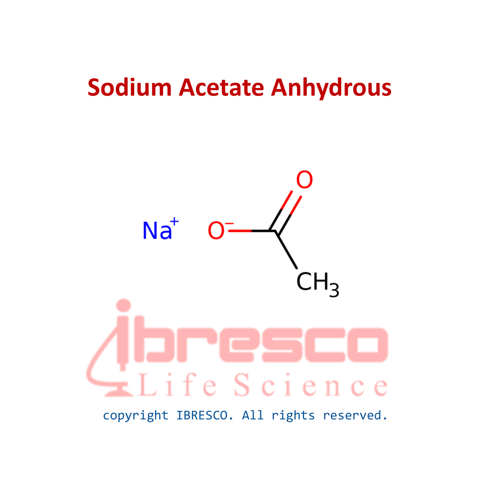 Sodium acetate anhydrous | ibresco