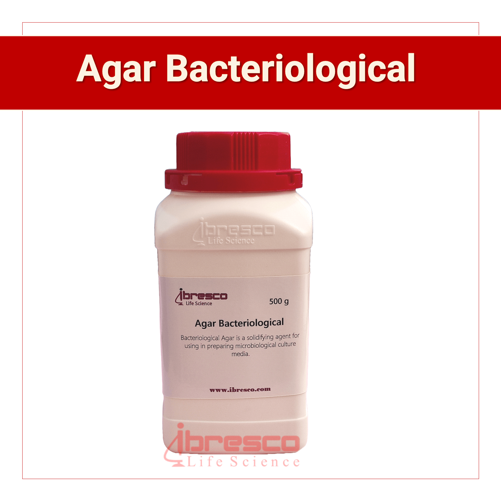 Agar Bacteriological آگار باکتریولوژیک ibresco