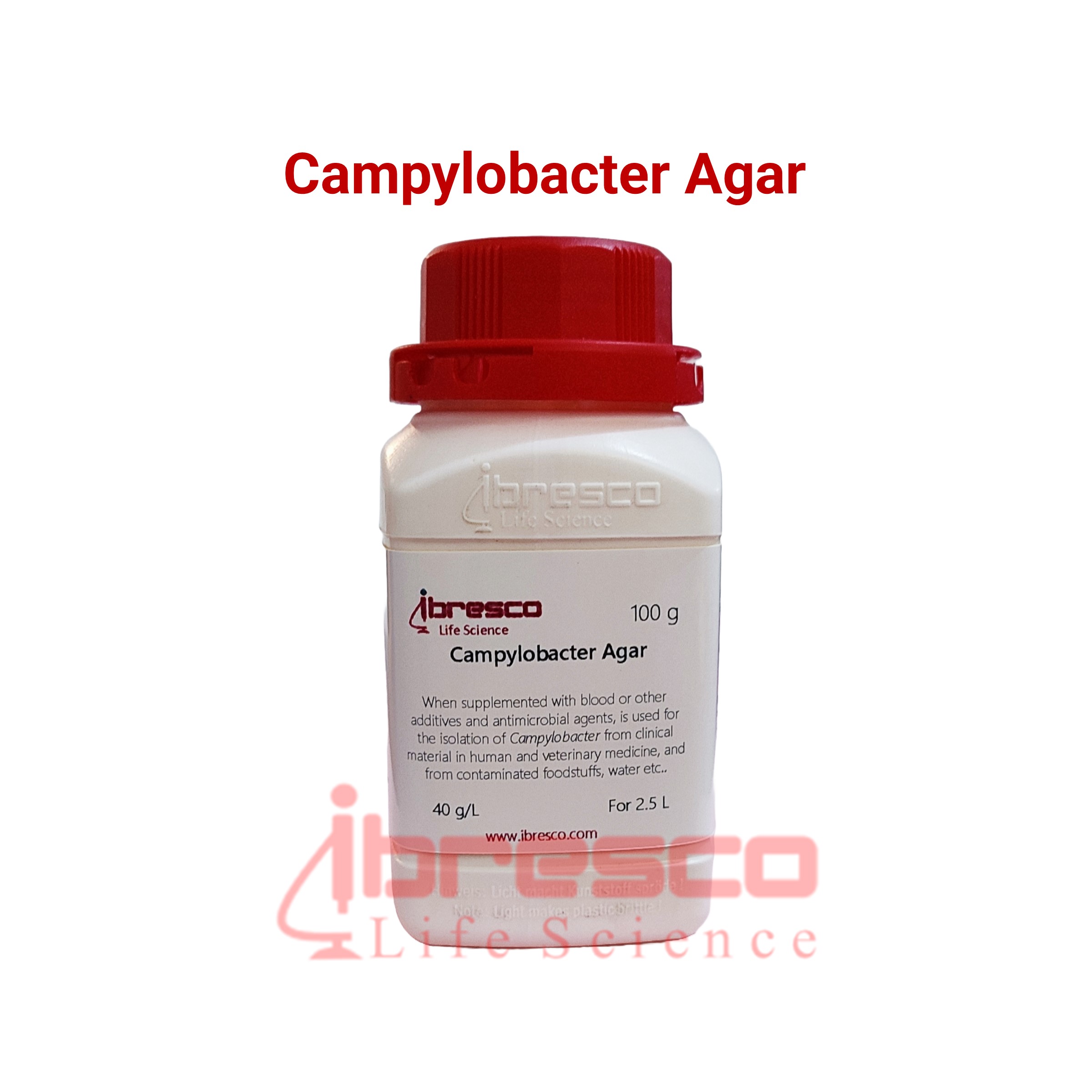 Campylobacter Agar Base, Skirrow کمپیلوباکتر آگار، اسکیرو ایبرسکو